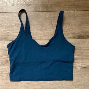 lululemon athletica Navy Blue Crop Top